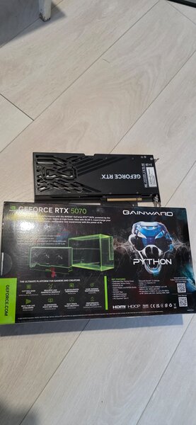 Placa video Gainward NVidia GeForce RTX 5070 Python III 12 GB, GDDR7
